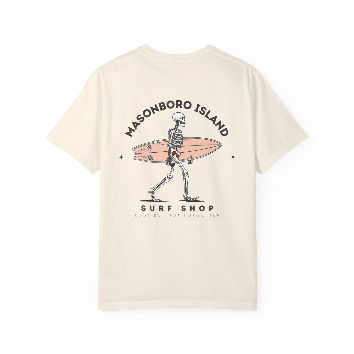 Masonboro Island Surf Shop Walking Skeleton T-Shirt