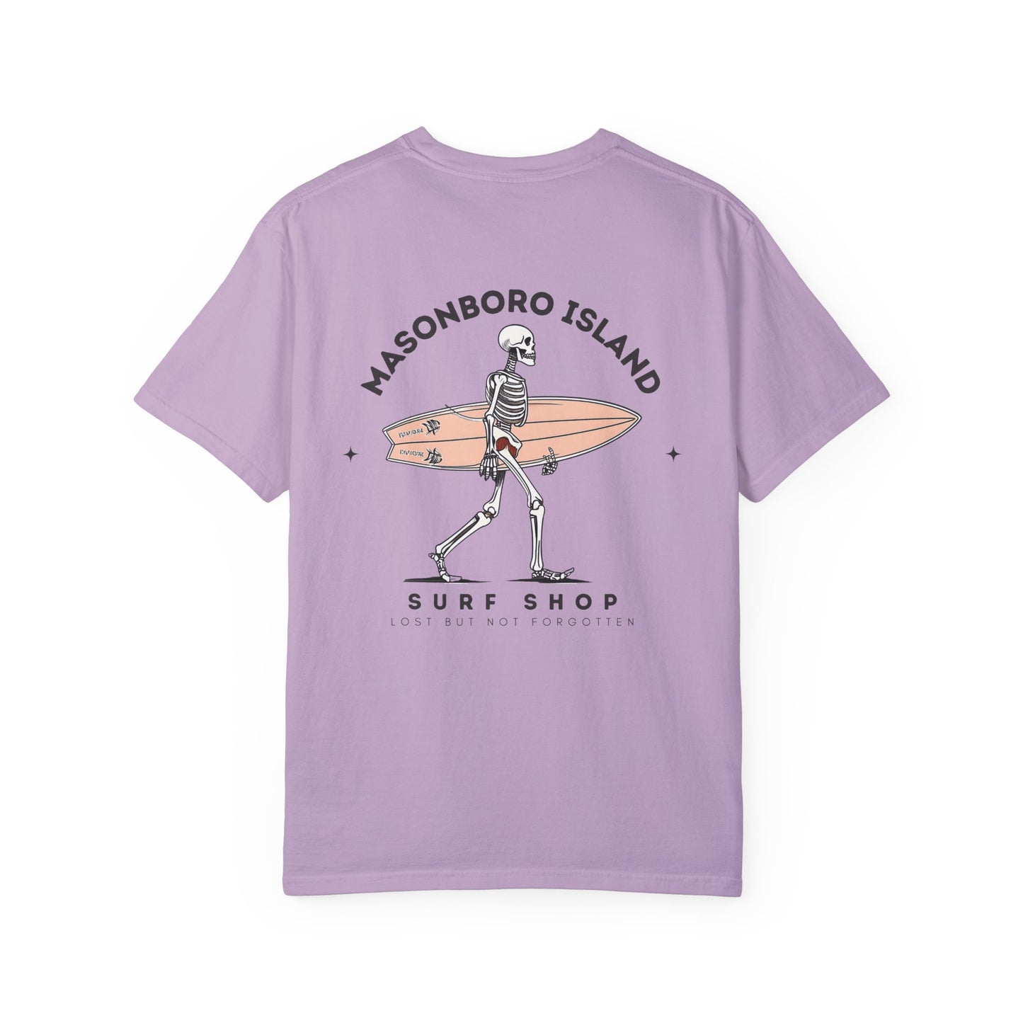 Masonboro Island Surf Shop Walking Skeleton T-Shirt
