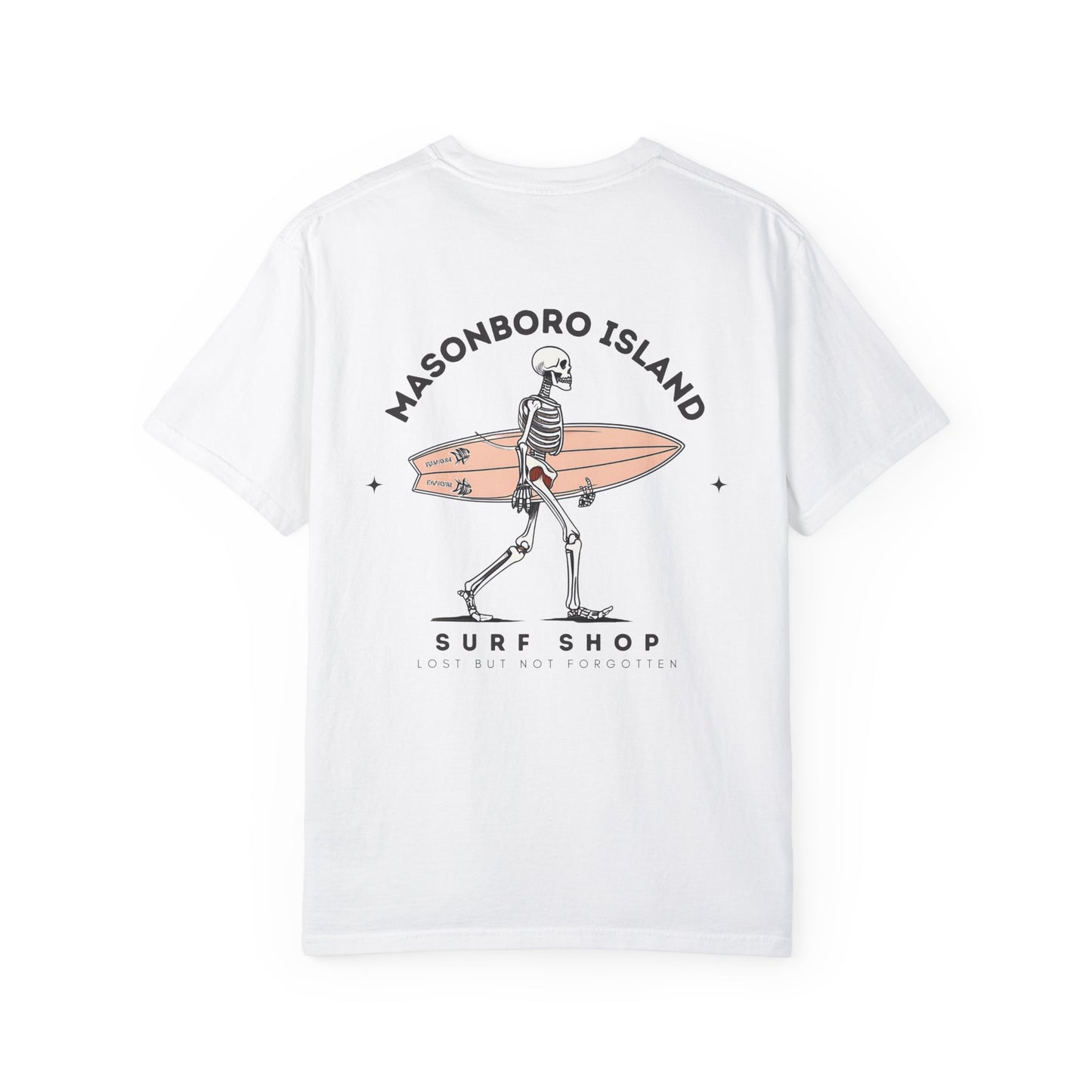Masonboro Island Surf Shop Walking Skeleton T-Shirt