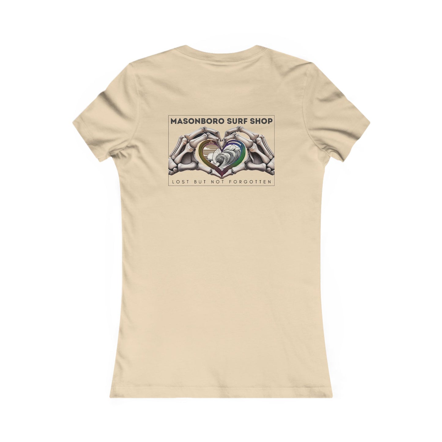 Women's Tee - Skeleton Heart Hands Design