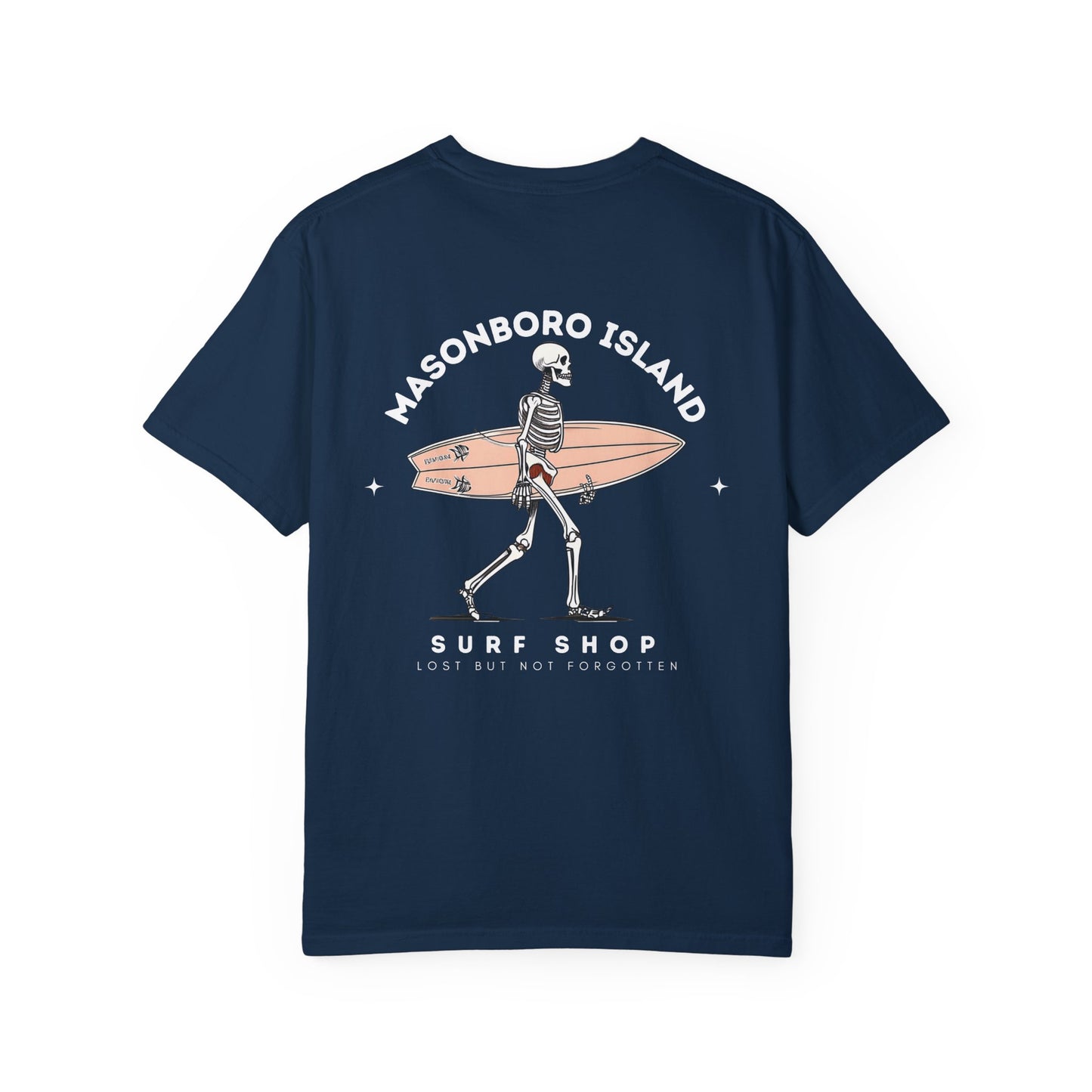 Masonboro Island Surf Shop Walking Skeleton T-Shirt