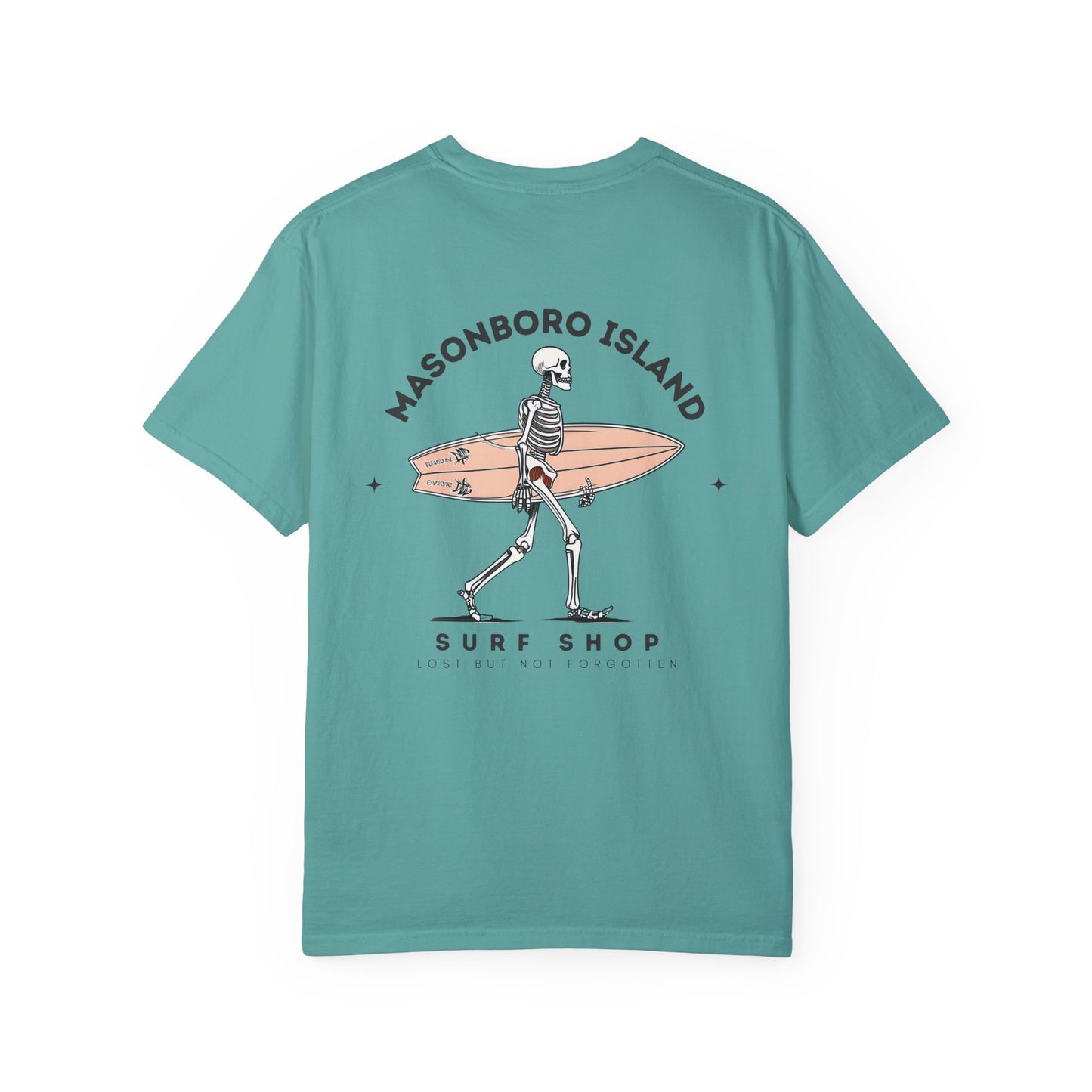 Masonboro Island Surf Shop Walking Skeleton T-Shirt