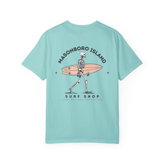 Masonboro Island Surf Shop Walking Skeleton T-Shirt