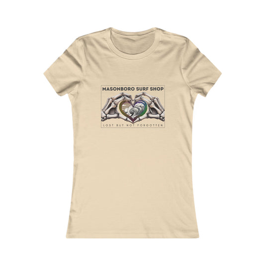 Skeleton Hands Front Logo Ladies T